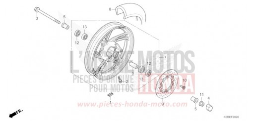 ROUE AVANT SH125ADT de 2026